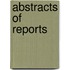 Abstracts Of Reports