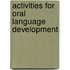 Activities For Oral Language Development