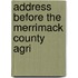 Address Before The Merrimack County Agri
