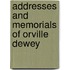 Addresses And Memorials Of Orville Dewey
