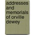 Addresses And Memorials Of Orville Dewey