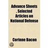Advance Sheets , Selected Articles On Na door Corinne Bacon