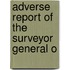 Adverse Report Of The Surveyor General O
