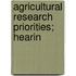 Agricultural Research Priorities; Hearin