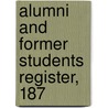 Alumni And Former Students Register, 187 door Ohio State University