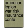 American Legion War Risk Insurance Confe door Director Of the R.G. Cholmeley-Jones