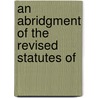An Abridgment Of The Revised Statutes Of door New Jersey