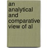 An Analytical And Comparative View Of Al door Josiah Conder