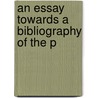 An Essay Towards A Bibliography Of The P door Howard Seavoy Leach