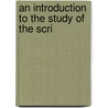 An Introduction To The Study Of The Scri door William Boyd Carpenter