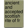 Ancient And Accepted Scottish Rite Of Fr door Scottish Rite Southern Council