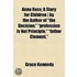 Anna Ross; A Story For Children - By The