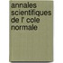 Annales Scientifiques De L' Cole Normale