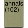 Annals (102) door American Academy of Political Science