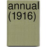 Annual (1916) door Co-Operative Wholesale Society
