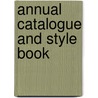 Annual Catalogue And Style Book door Ohio Carriage Mfg Co