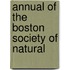 Annual Of The Boston Society Of Natural
