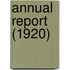 Annual Report (1920)