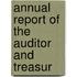 Annual Report Of The Auditor And Treasur