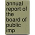 Annual Report Of The Board Of Public Imp