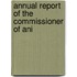 Annual Report Of The Commissioner Of Ani