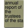 Annual Report Of The Trustees Of The Sta door New York State Museum of History