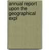 Annual Report Upon The Geographical Expl door Geographical Surveys West of Meridian