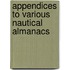 Appendices To Various Nautical Almanacs