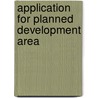 Application For Planned Development Area door Kingston Bedford Joint Venture