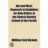 Apt And Meet; Counsels To Canidates For door William Ford Nichols