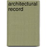 Architectural Record door Unknown Author