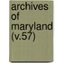 Archives Of Maryland (V.57)
