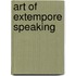 Art Of Extempore Speaking
