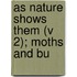 As Nature Shows Them (V 2); Moths And Bu
