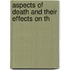 Aspects Of Death And Their Effects On Th