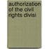 Authorization Of The Civil Rights Divisi