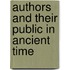 Authors And Their Public In Ancient Time