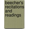 Beecher's Recitations And Readings by Alvah C. Beecher