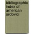 Bibliographic Index Of American Ordovici