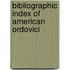 Bibliographic Index Of American Ordovici