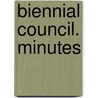 Biennial Council. Minutes door National Society of the America