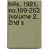 Bills, 1921, No.109-263 (Volume 2, 2nd S