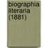 Biographia Literaria (1881)
