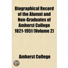 Biographical Record Of The Alumni And No door Amherst College