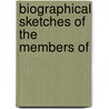 Biographical Sketches Of The Members Of door James Sutherland