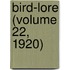Bird-Lore (Volume 22, 1920)