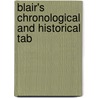 Blair's Chronological And Historical Tab door John Blair