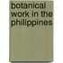 Botanical Work In The Philippines