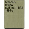 Brandeis Review (V.15:No.1-4(Fall 1994-S door Brandeis University