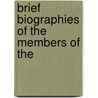 Brief Biographies Of The Members Of The door Books Group